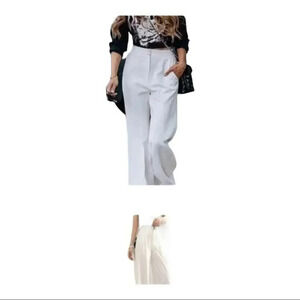 𝅺Comfortable,Flowing, Flattering‎ White Pants Coastal Chic